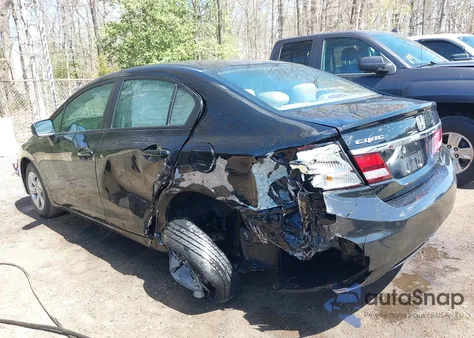 2014 Honda Civic Lx z USA, uszkodzony, nr VIN 19XFB2F54EE252352